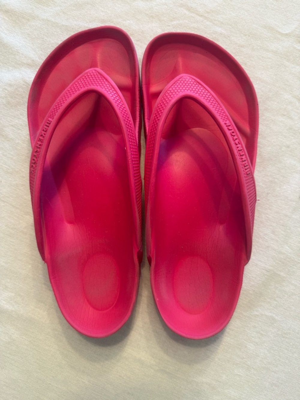 Birkenstock Bright Pink Foam Flip-Flops